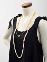 18K Gold, Diamond & Akoya Pearl Puzzle Estate Necklace - Sold for $4,160 on 05-20-2023 (Lot 785).jpg